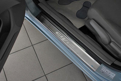 Накладки на пороги для Honda Civic IX 4D (2012+) из нержавеющей стали