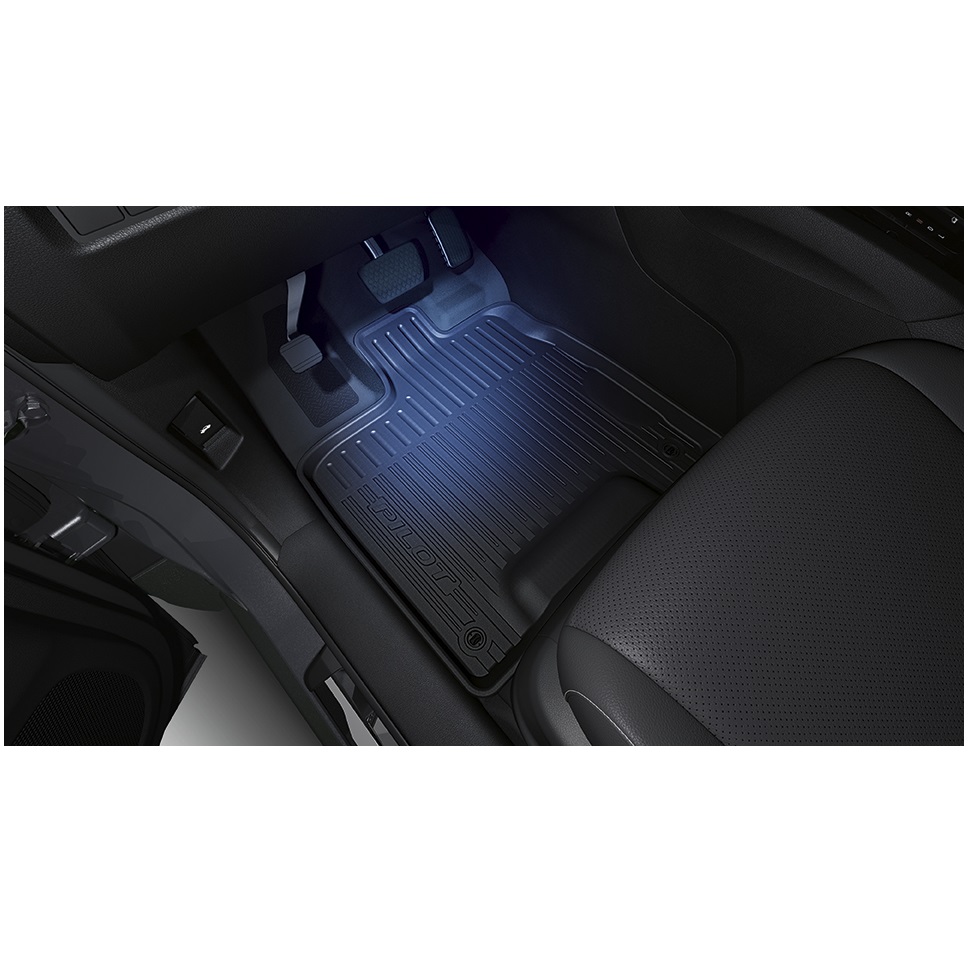 Синяя подсветка зоны ног водителя и переднего пассажира для Honda Pilot 3 2019-2021