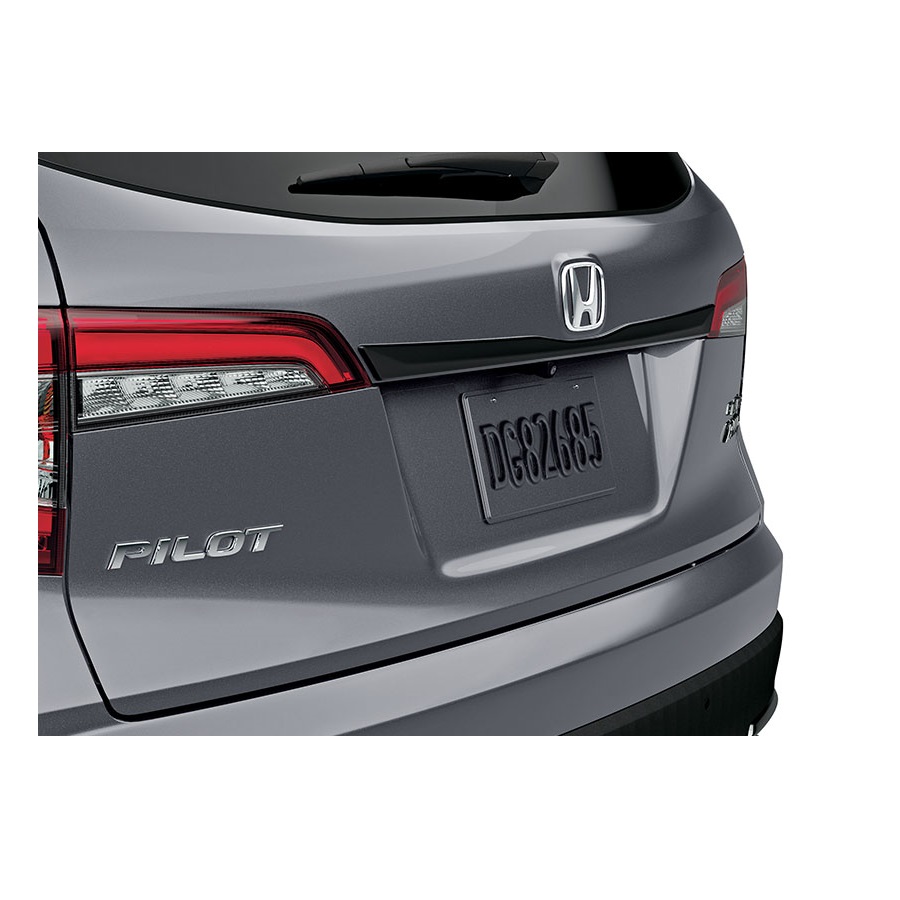 Оригинальная накладка (черная) на заднюю дверь для Honda Pilot 3 2019-2021