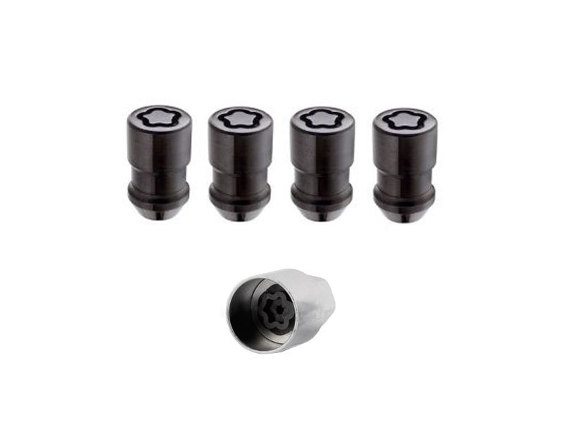 Гайки колёсные, секретки чёрные для Honda CR-V 2017-2019 08W42-T7S-600 (08W42T7S600)