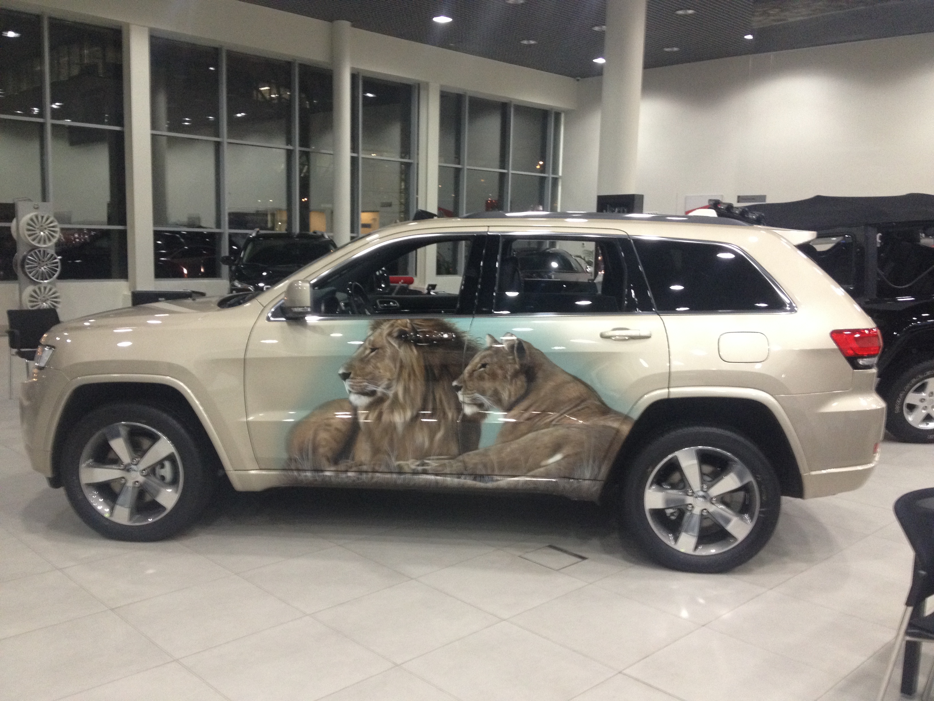 Аэрография Jeep 