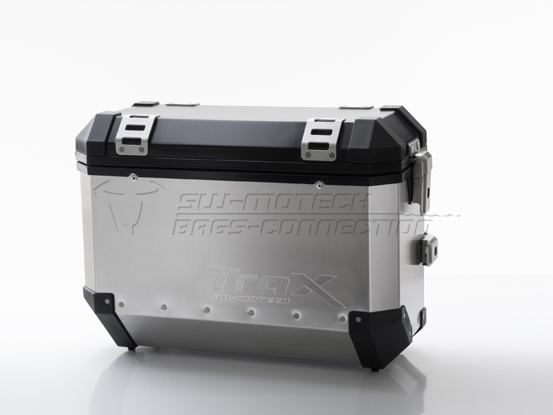 Боковой кофр (правый) SW-Motech TraX® EVO ALU-BOX L. 45 L. Right Silver для мотоцикла Honda