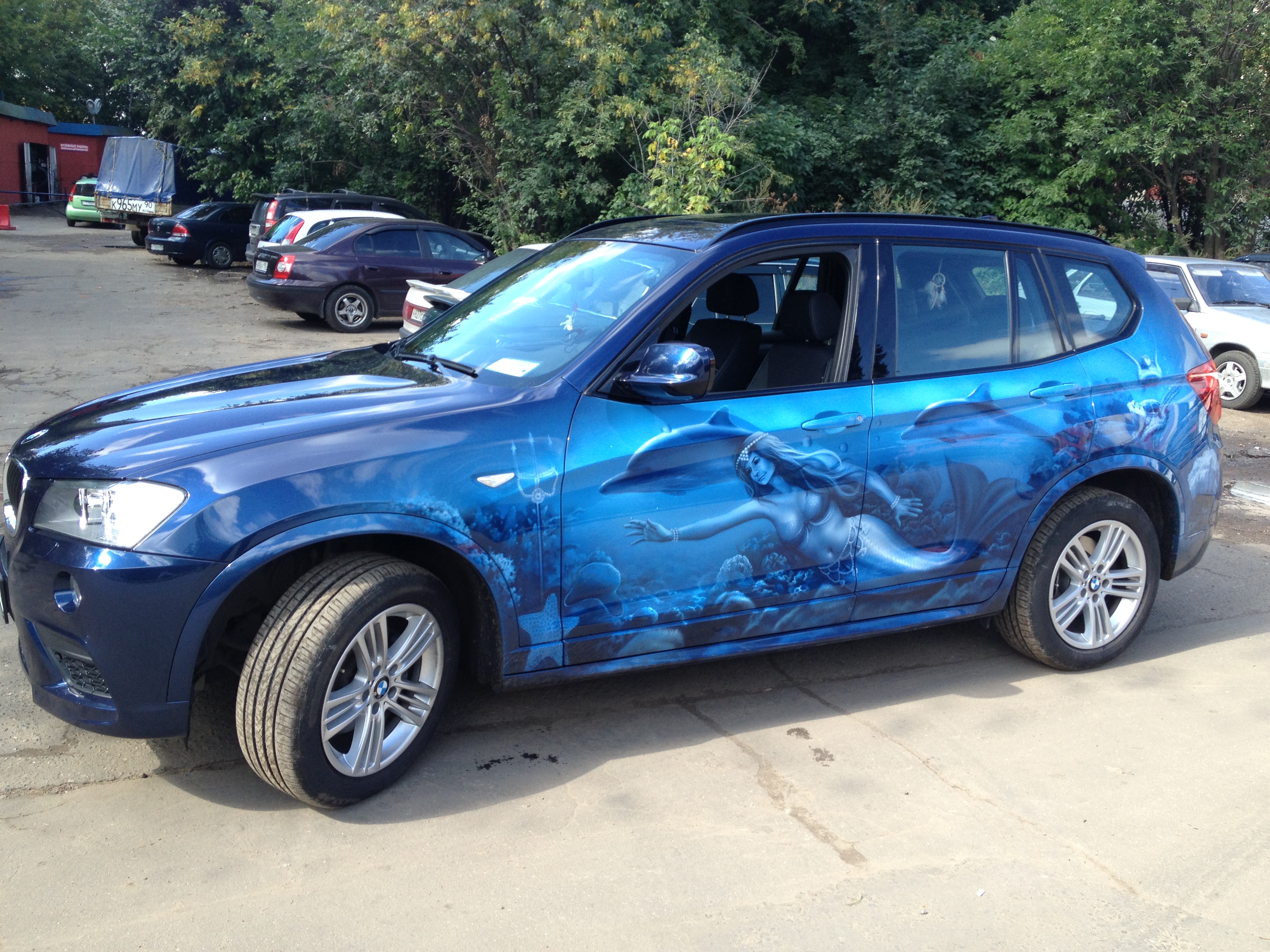 Аэрография BMW X3 