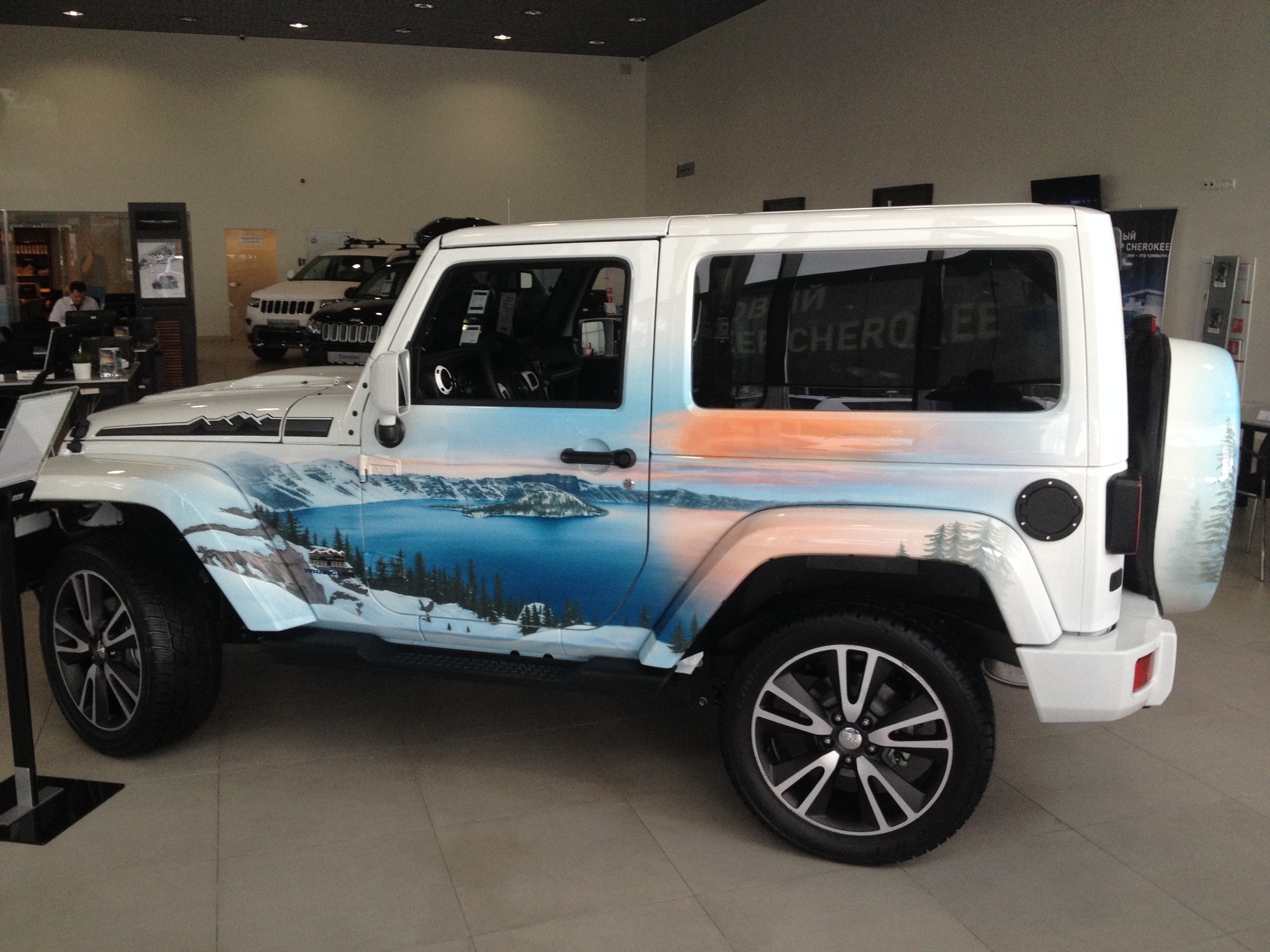 Аэрография Jeep Wrangler  