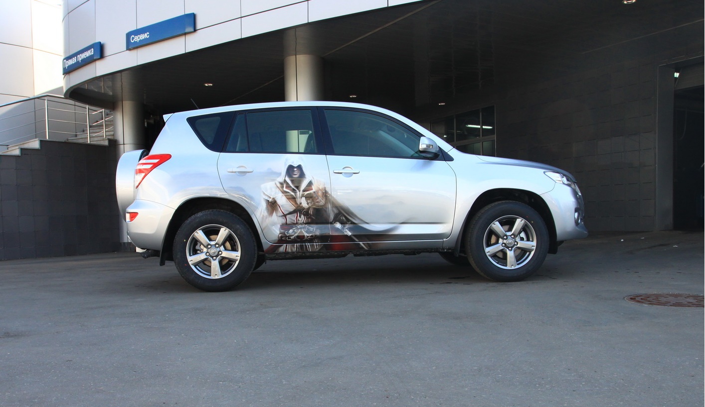 Аэрография Toyota Rav 