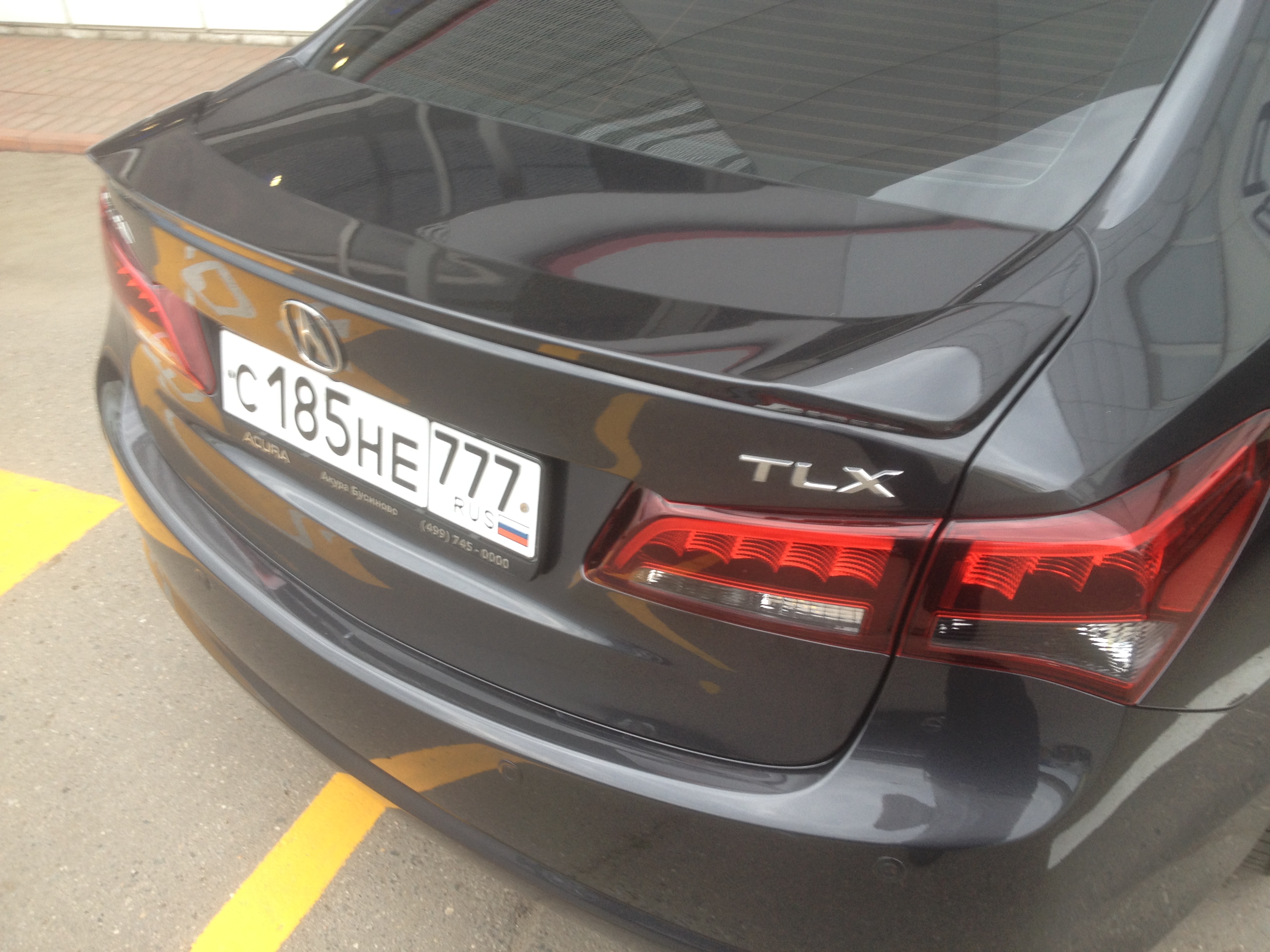 Спойлер крышки багажника, *NH782M* (GRAPHITE LUSTER METALLIC) графитовый металлик Acura TLX