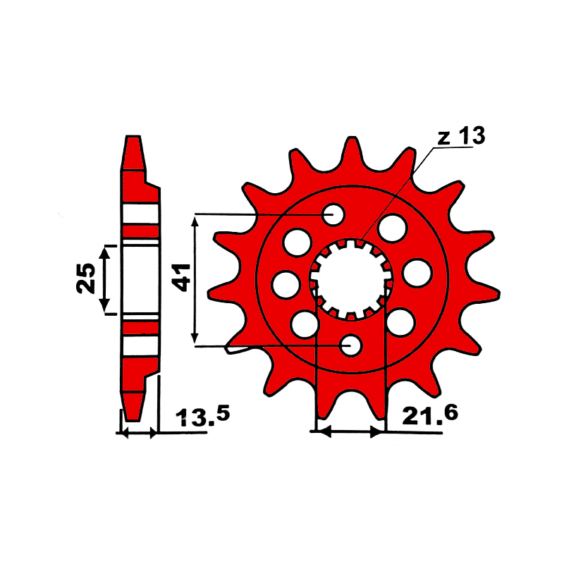 Звезда передняя ведущая PBR 2099 под 520 цепи