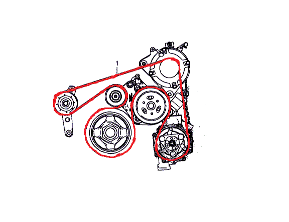 Ремень приводной генератора Civic 5d 9 поколения Honda 31110R1AA02