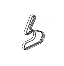 Оригинальный ремень приводной Honda CR-V 4 ( 2,4л.) 31110R5AA01 (31110-R5A-A01)