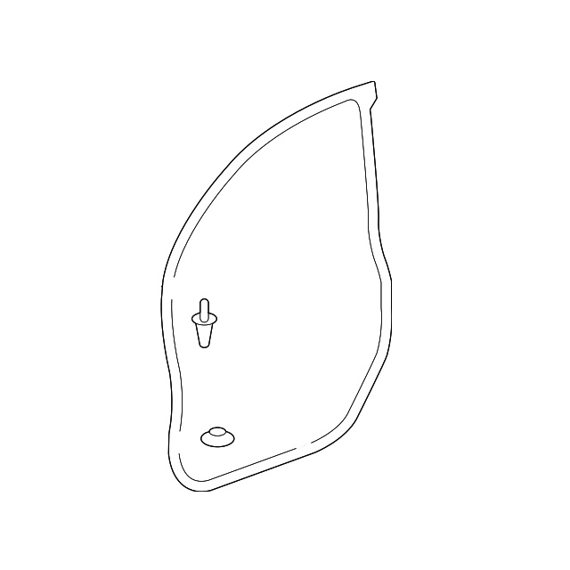 Уплотнитель передней левой двери для Acura MDX 2007-2013