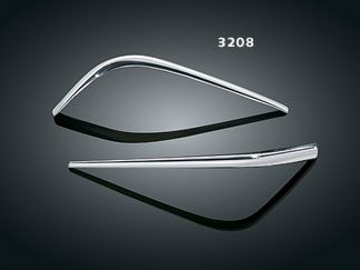 Хромированные накладки на стоп-сигналы (пара) для Honda GL1800 Gold Wing 3208 