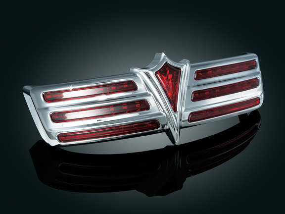 Хромированая накладка на заднее крыло с подсветкой для Honda GL1800 Gold Wing 3225