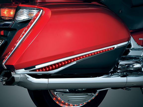 Накладки на боковые кофры LED (Пара) для Honda GL1800 Gold Wing  3232