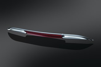 Накладка под задний кофр (1шт)  для Honda GL1800 Gold Wing 3244