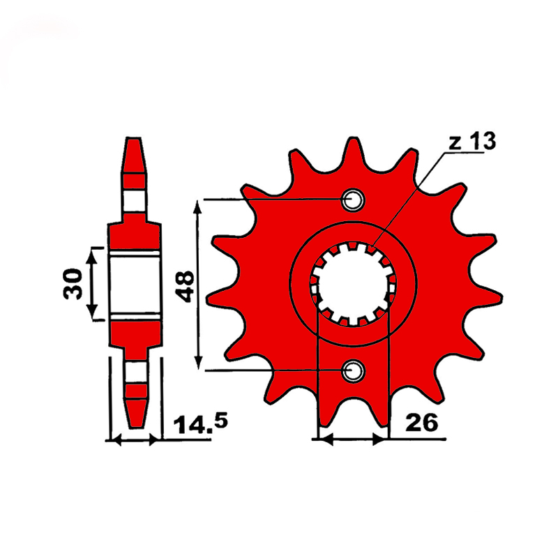 Звезда передняя ведущая PBR 339 под 530 цепи