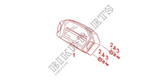 Приборная понель для мотоцикла Honda NC700-750X/XD