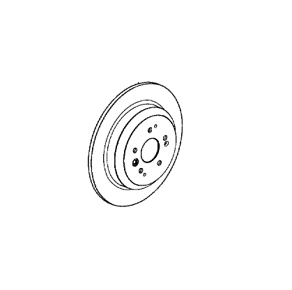 Тормозной диск задний для Honda Pilot 3