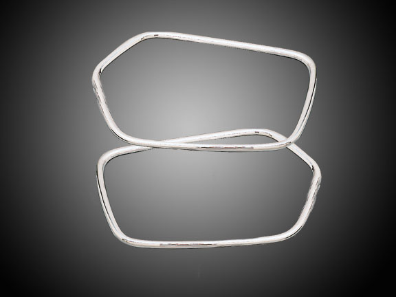 Хромированные накладки на зеркала (Пара) для Honda GL1800 Gold Wing 45-1217