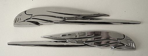 Хромированные  Эмблемы стилизованные под орла(пара) 45-1839