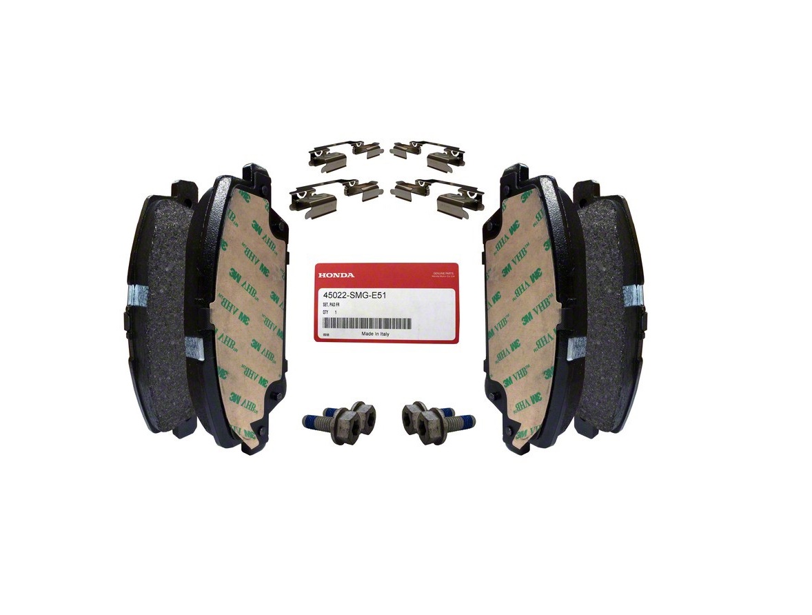 Оригинальные передние тормозные колодки Civic 5D 8 поколения Honda 45022SMGE50 (45022-SMG-E50)