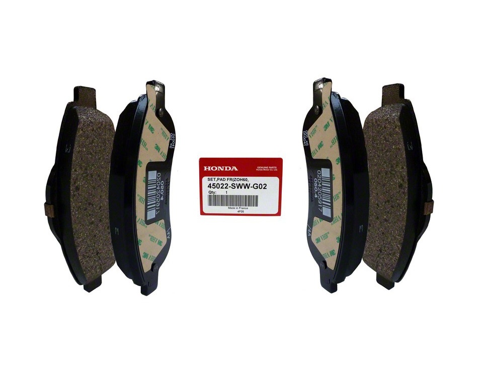 Оригинальные передние тормозные колодки CR-V 4 (2.4л.) 45022T0AA00 (45022-T0A-A00)