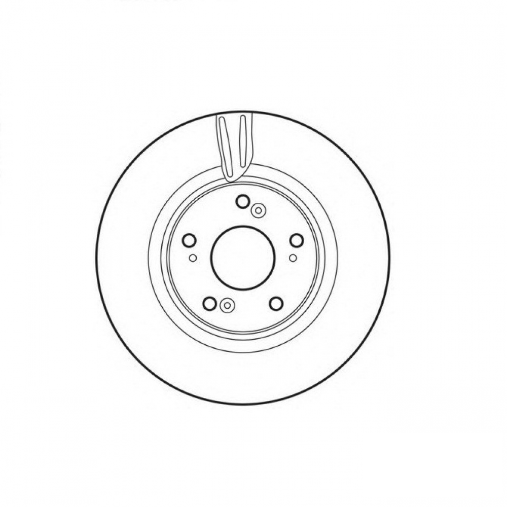 Диск тормозной передний для Honda CR-V 5 