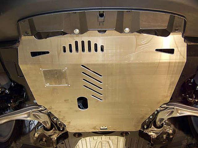 Защита  двигателя Honda (Хонда) Civic (Цивик) 5D хэтчбек,V-1,8 (2006-11)  (Алюминий 4 мм)