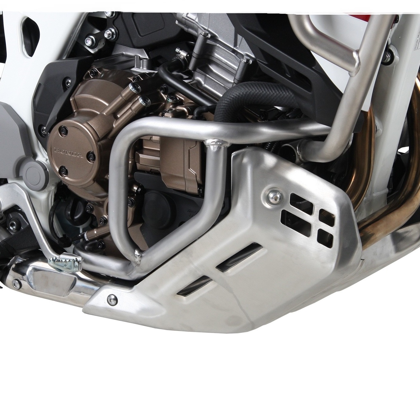 Защитные дуги нижние Hepco & Becker для мотоцикла Honda CRF1000L Africa Twin Adventure Sports / DCT (нержавеющая сталь)