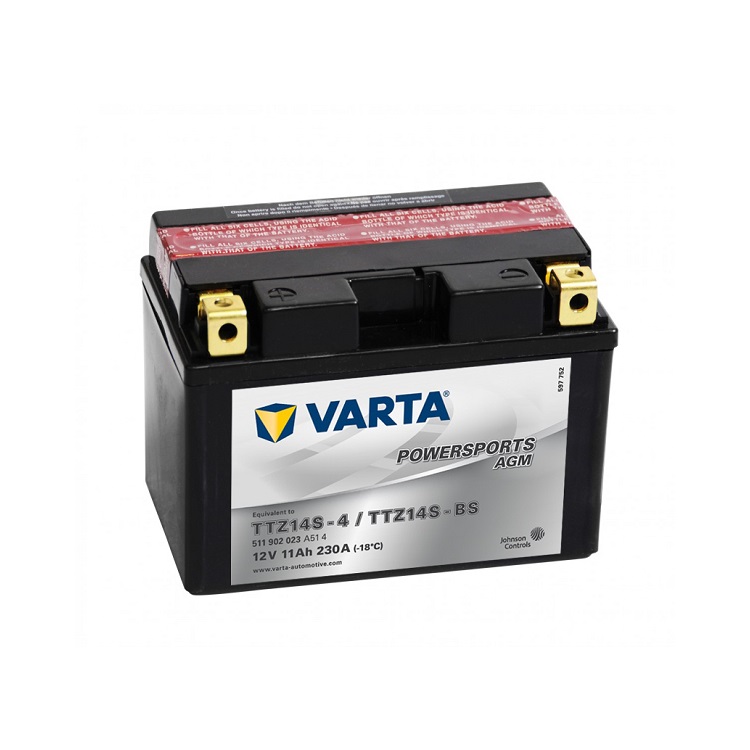 Аккумуляторная батарея VARTA TTZ12S-BS и TTZ14S-BS