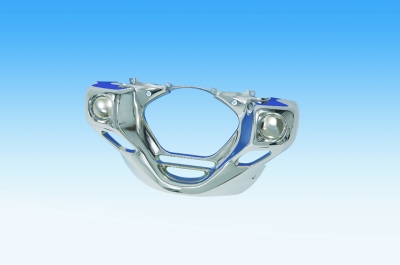 Хромированная накладка на передний нижний пластик (1 шт) для Honda GL1800 Gold Wing 52-608