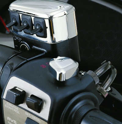 Хромированная накладка на кнопку выключения двигателя (1 шт.)  для Honda GL1800 Gold Wing 52-609