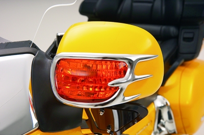 Хромированные накладки на зеркала (пара) для Honda GL1800 Gold Wing 52-628