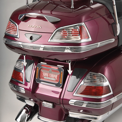 Молдинги на задний кофр с подсветкой (комплект) для Honda GL1800 Gold Wing  52-701A