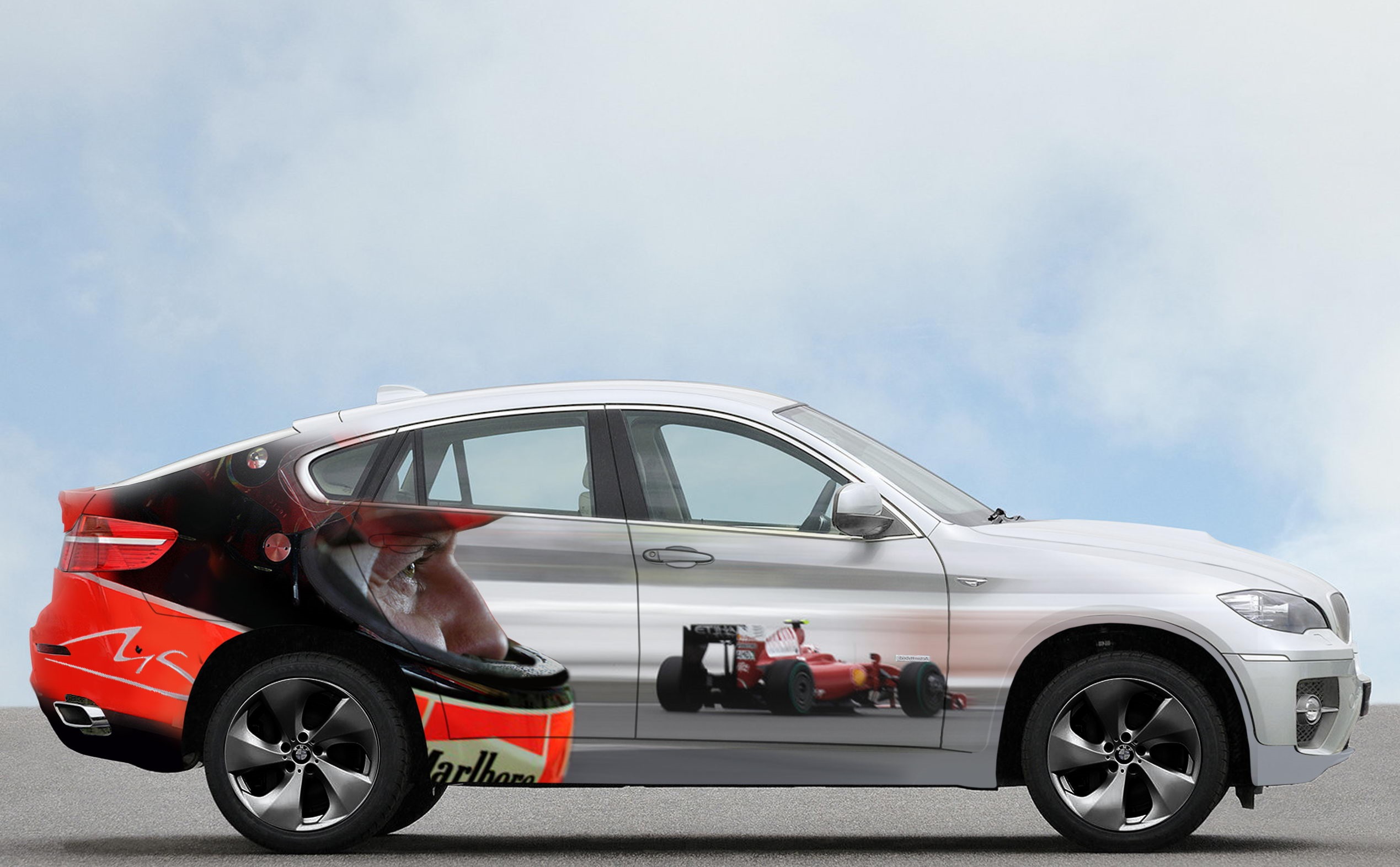 Аэрография BMW X6 