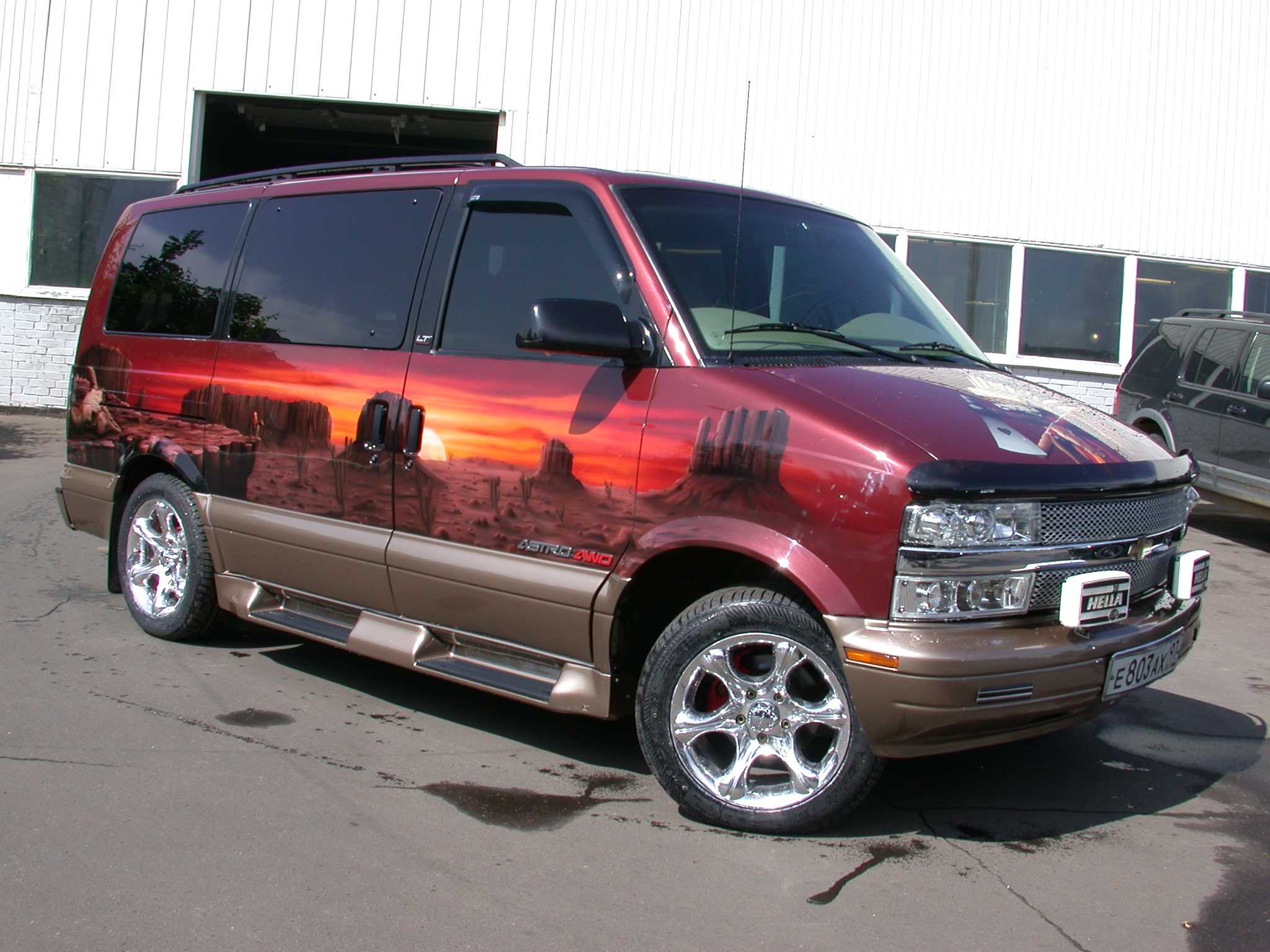 Аэрография Shevrolet Astro 