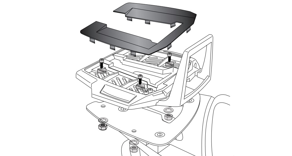 Площадка Hepco & Becker для мотоцикла Honda VFR1200X Crosstourer