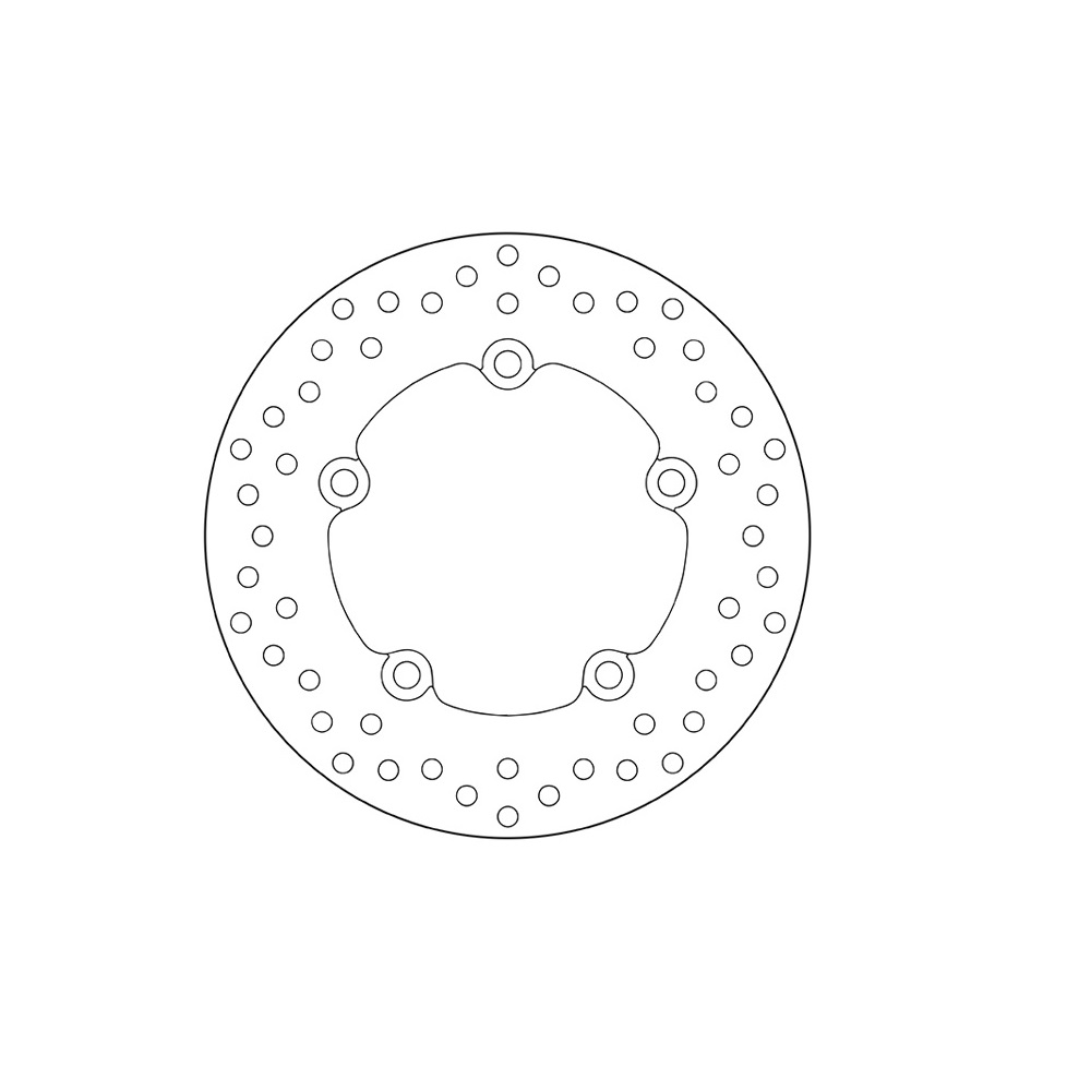 Задний тормозной диск Brembo для мотоцикла Honda