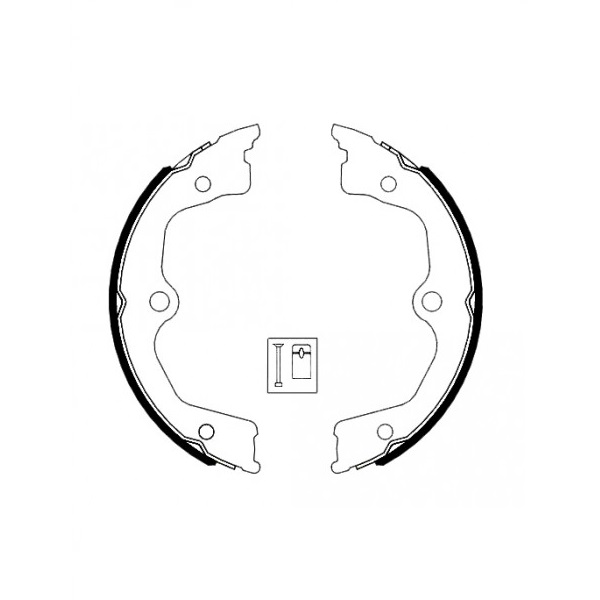 Колодки стояночного тормоза Honda Crosstour 2.4 (12-14) 43053TP6A00