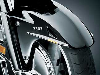 Молдинги на переднее крыло (пара) для Honda GL1800 Gold Wing 7303