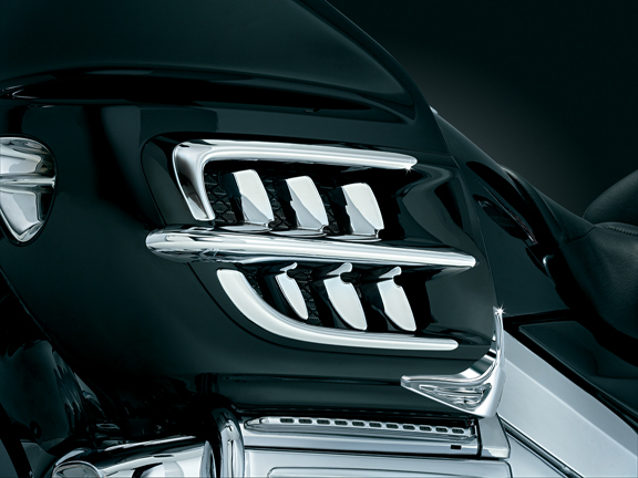 Хромированные накладки на боковые обтекатели (пара) для Honda GL1800 Gold Wing 7334