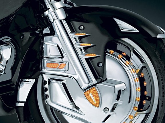 Хромированные накладки на вилку (пара) для Honda GL1800 Gold Wing  7445