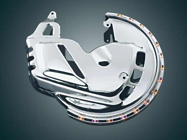 Хромированные накладки на переднее колесо (пара) для Honda GL1800 Gold Wing  7451