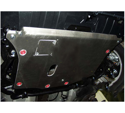 Защита картера двигателя и кпп Honda (Хонда) Civic (Цивик) 4D SD V-1,8 (2006-11)  (Алюминий 4 мм)