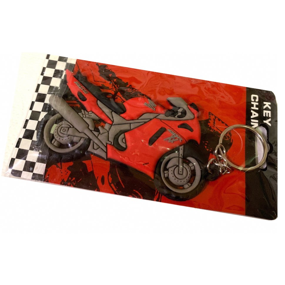 Брелок для ключей с логотипом Honda CBR1100XX красный