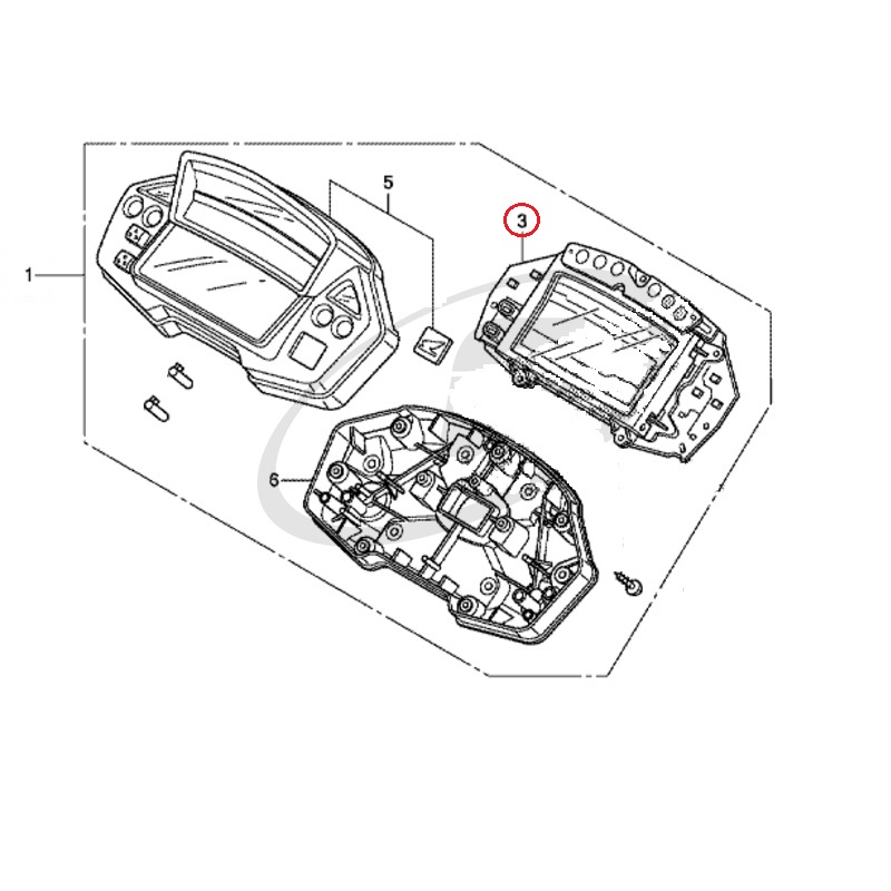 Электронное табло для Honda VFR1200X Crosstourer 2014-2015
