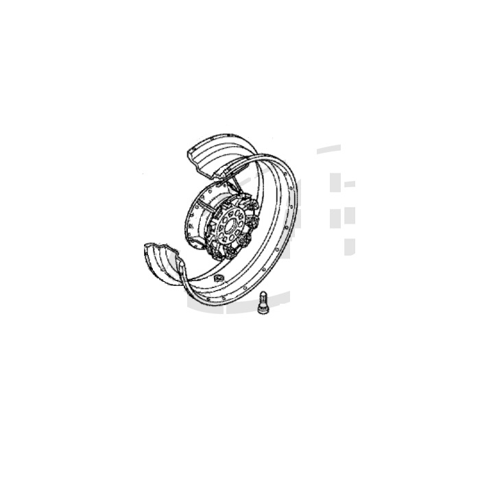 Оригинальный задний колесный диск (в сборе) для Honda VFR1200X Crosstourer 