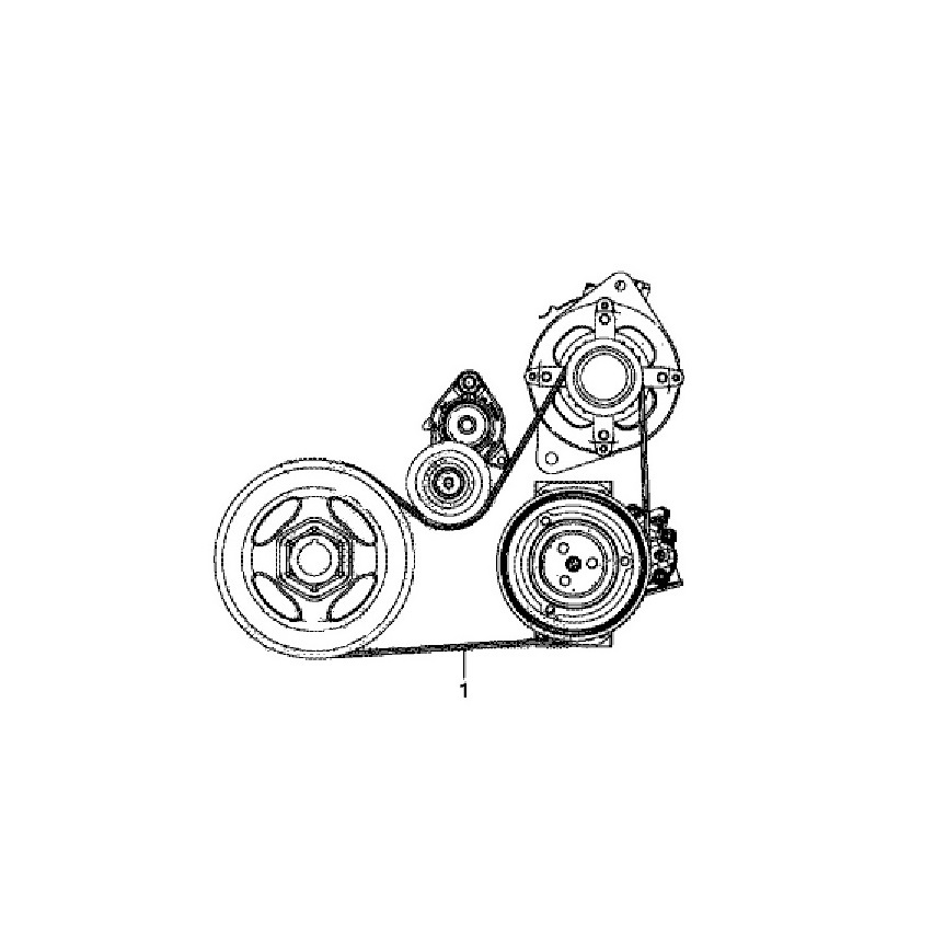 Ремень генератора Honda Pilot 3 (3.0L)