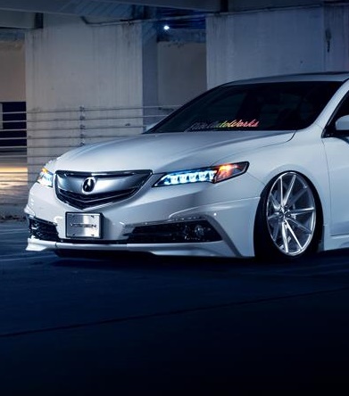 Накладки переднего бампера (все цвета) Acura TLX