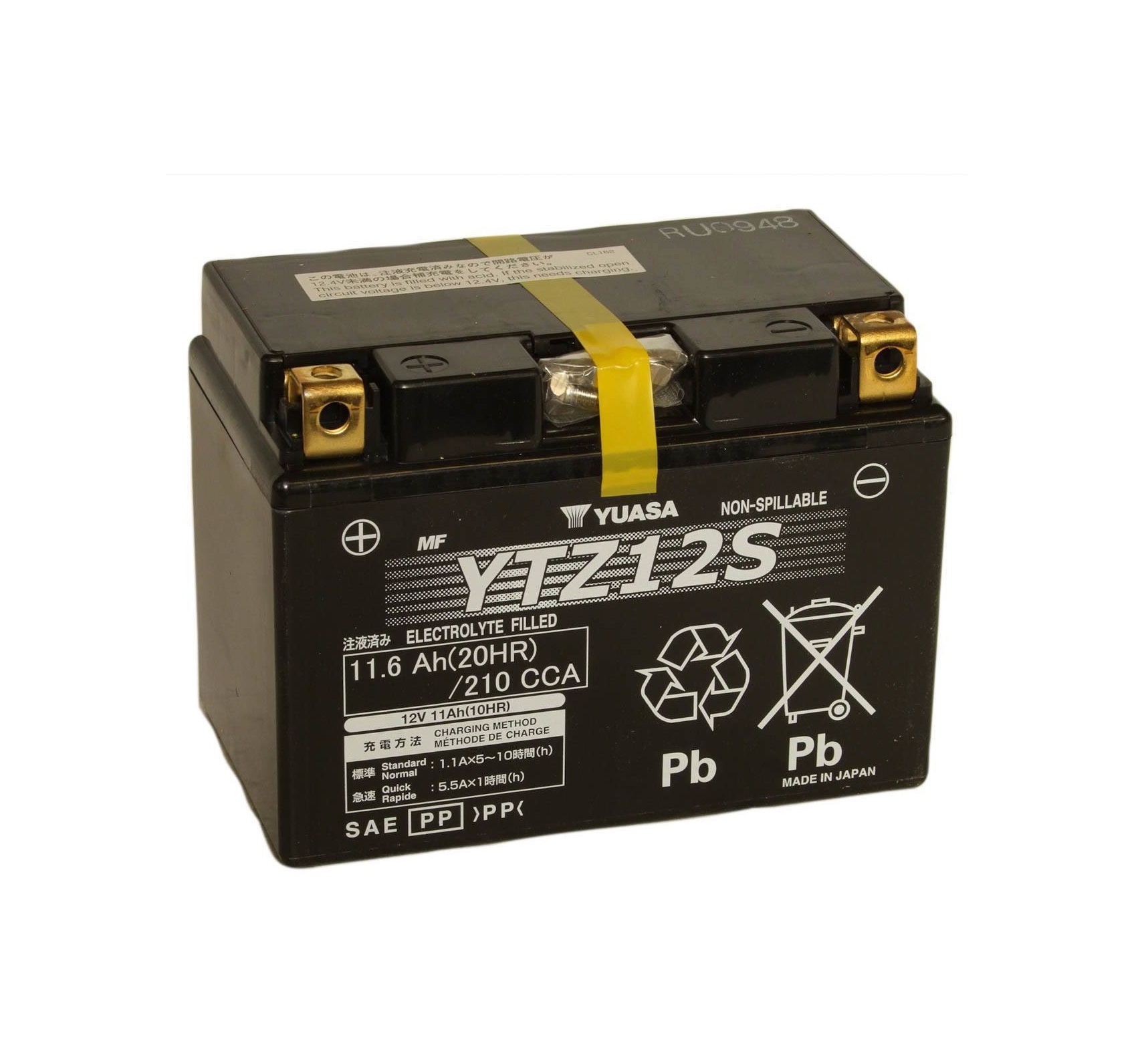 Аккумуляторная батарея Yuasa TTZ12S (YTZ12S)