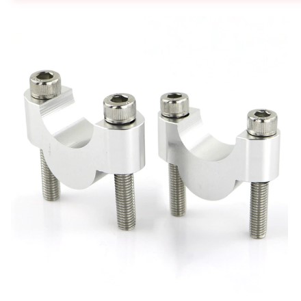 Проставки руля для мотоцикла Honda с рулём ∅ 22 мм (20, 30, 40 мм, серебро)